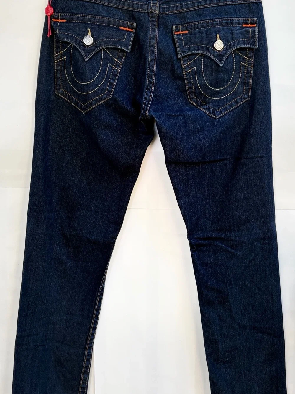 True Religion Section Skinny Jeans Dark Wash Flap Pocket